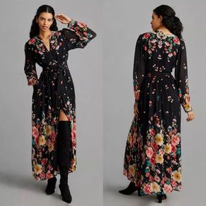 Petite New Anthropologie Forever That Girl Vivienne Maxi Dress